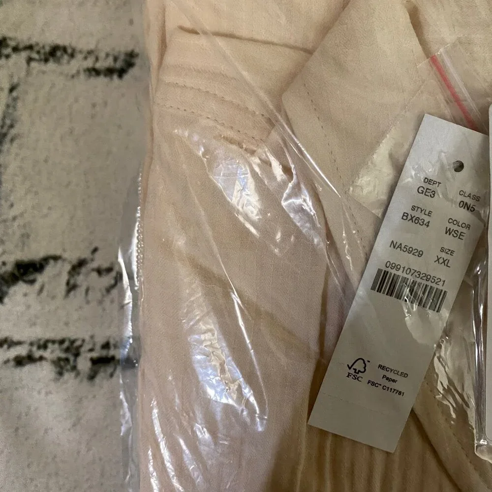 J. Crew Long beach shirt in airy gauze XXL